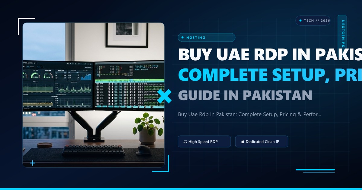 Buy Uae Rdp In Pakistan: Complete Setup, Pricing & Performance Guide in Pakistan