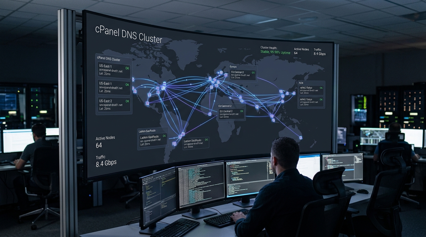 Enterprise cPanel DNS Cluster Setup: High Availability & Failover in Pakistan