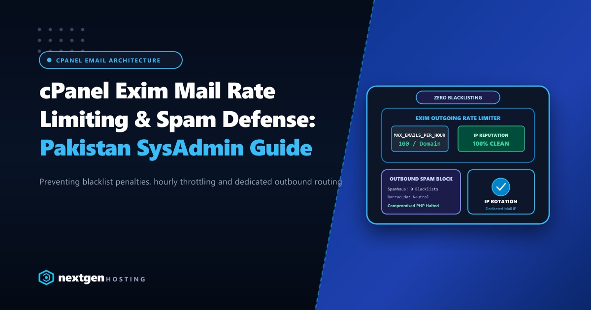 cPanel Exim Split Spool Directory Architecture, Outbound Queue Concurrency, and Disk I/O Throttling in High-Volume Mail Clusters