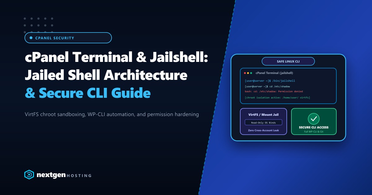 cPanel JailShell & VirtFS Namespace Isolation: Hardening Multi-Tenant Linux Servers in Pakistan