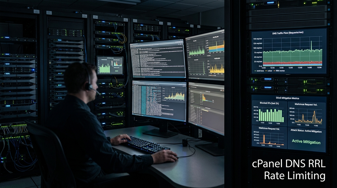 cPanel BIND Named Response Rate Limiting (RRL) to Prevent DNS Amplification