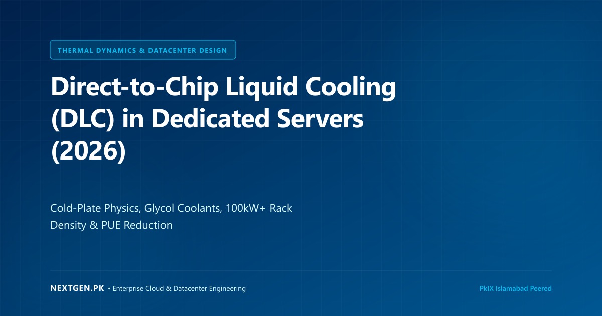 Direct-to-Chip Liquid Cooling (DLC) in Dedicated Servers (2026)