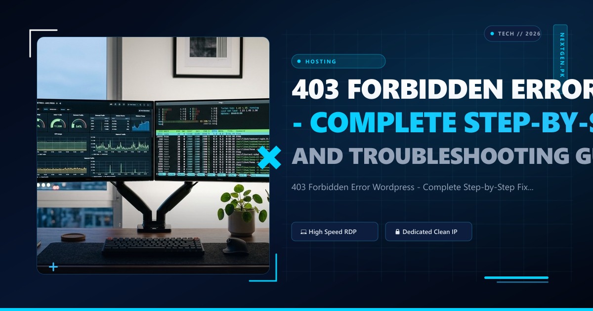 403 Forbidden Error Wordpress - Complete Step-by-Step Fix and Troubleshooting Guide