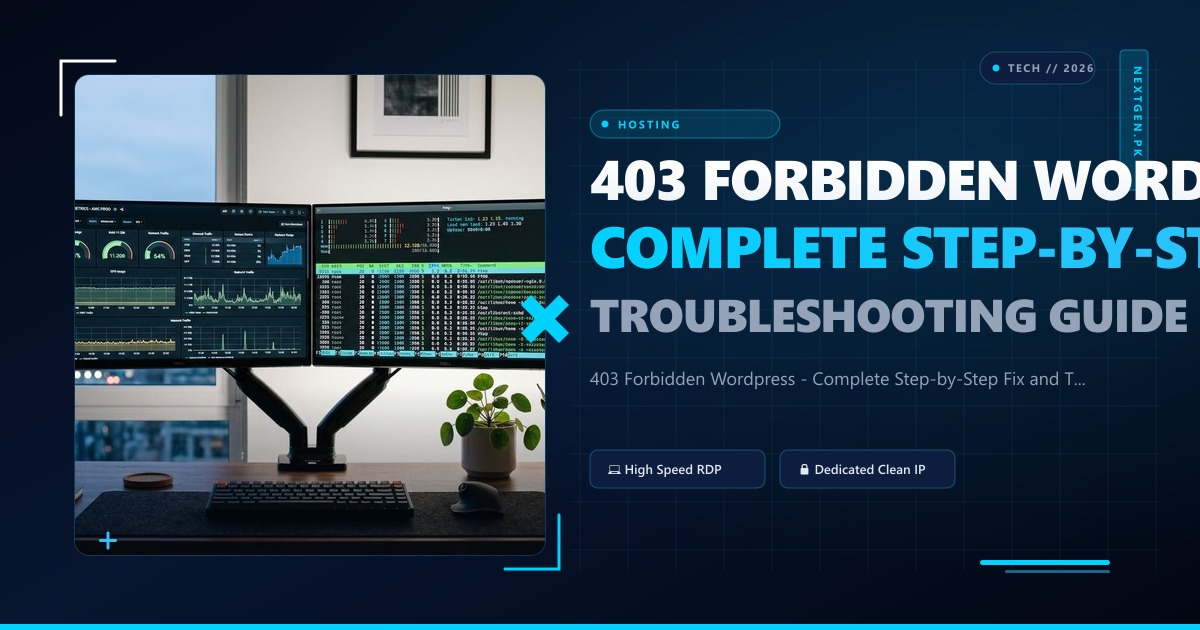 403 Forbidden Wordpress - Complete Step-by-Step Fix and Troubleshooting Guide