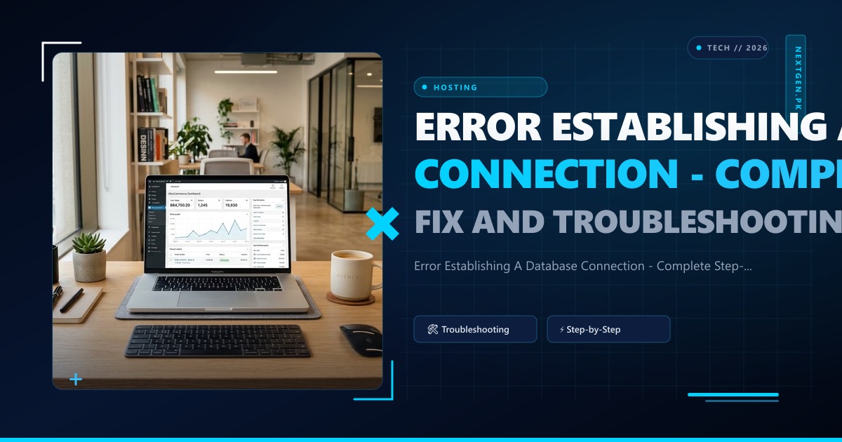 Error Establishing A Database Connection - Complete Step-by-Step Fix and Troubleshooting Guide