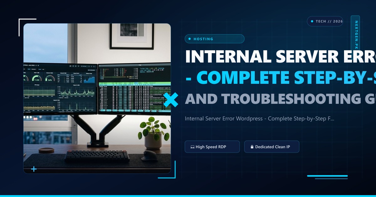 Internal Server Error Wordpress - Complete Step-by-Step Fix and Troubleshooting Guide