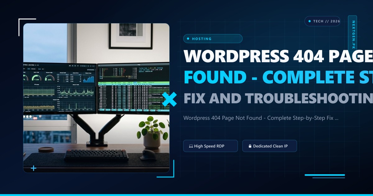 Wordpress 404 Page Not Found - Complete Step-by-Step Fix and Troubleshooting Guide
