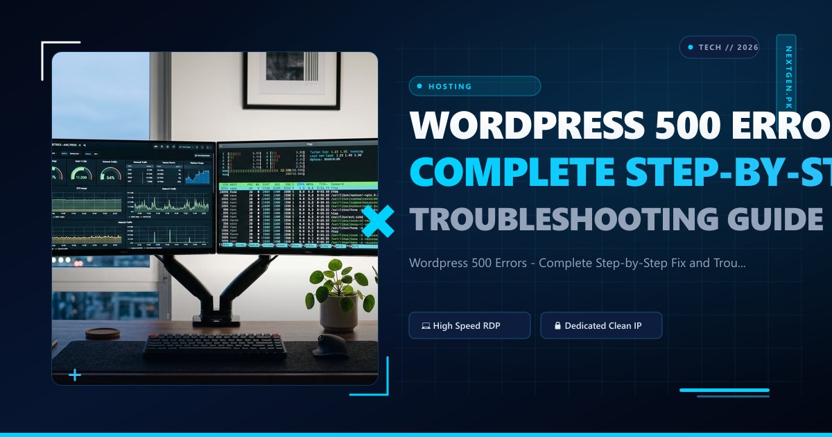 Wordpress 500 Errors - Complete Step-by-Step Fix and Troubleshooting Guide