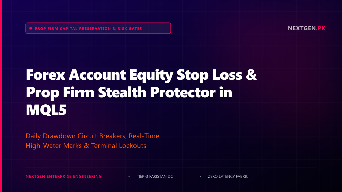 Forex Account Equity Stop Loss & Prop Firm Stealth Protector in MQL5