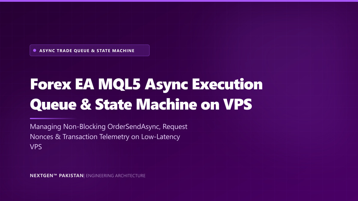 Forex EA MQL5 Async Execution Queue & State Machine on Low-Latency VPS (2026)