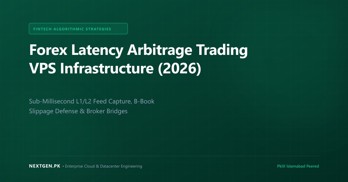 Forex Latency Arbitrage Trading VPS Infrastructure Guide (2026)