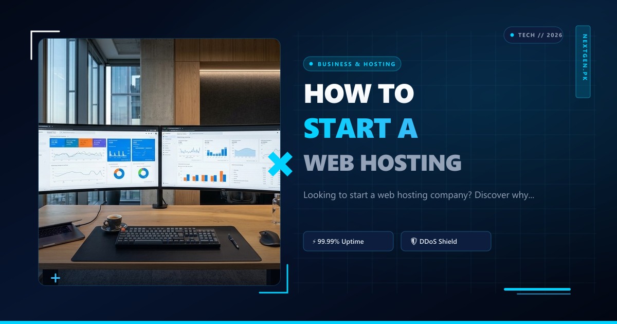 How to Start a Web Hosting Business in Pakistan: Complete 2026 Blueprint