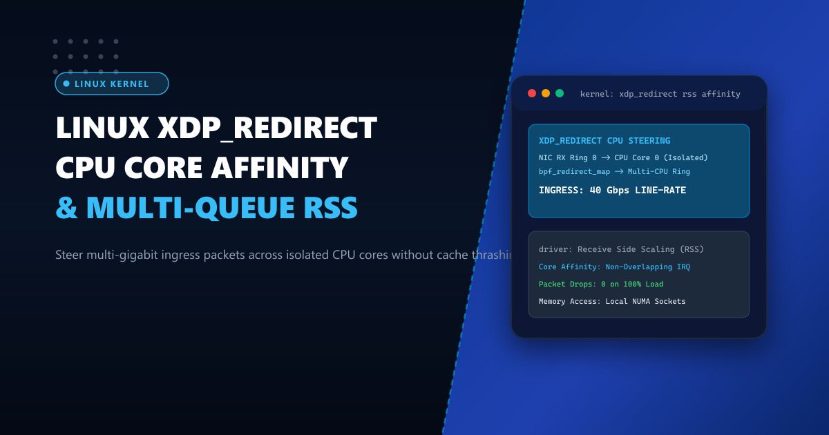 Linux Kernel TCP RPS & RFS: Maximizing High-Concurrency Socket Steering on Enterprise Servers