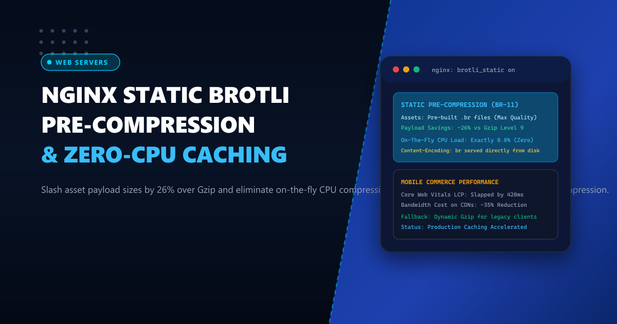 Supercharging Nginx with Static Brotli Pre-Compression: Slashing Page Weights and TTFB for E-Commerce in Pakistan
