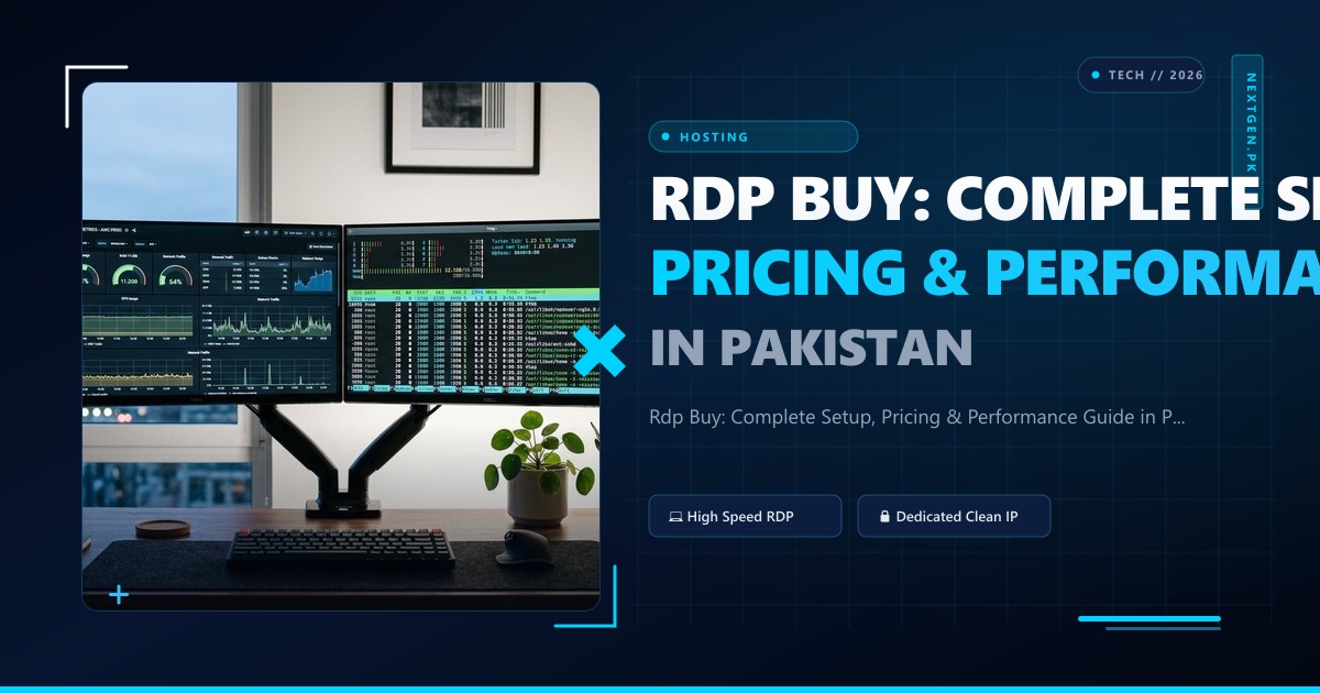 Rdp Buy: Complete Setup, Pricing & Performance Guide in Pakistan