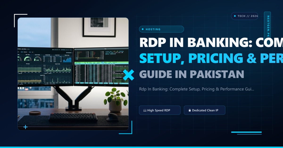 Rdp In Banking: Complete Setup, Pricing & Performance Guide in Pakistan