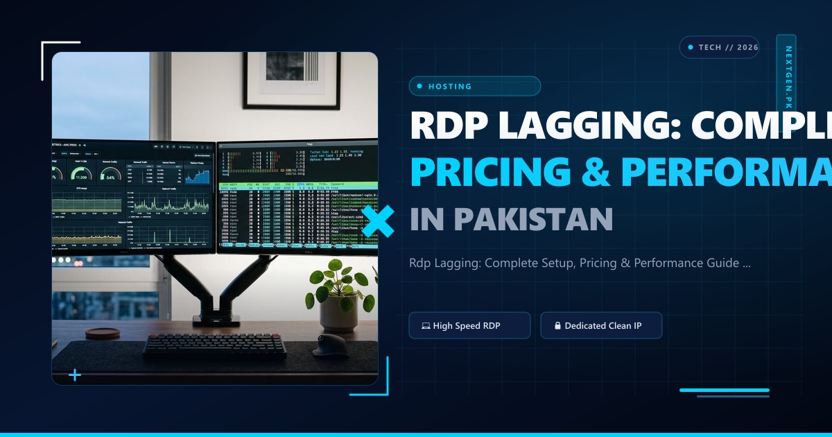 Rdp Lagging: Complete Setup, Pricing & Performance Guide in Pakistan