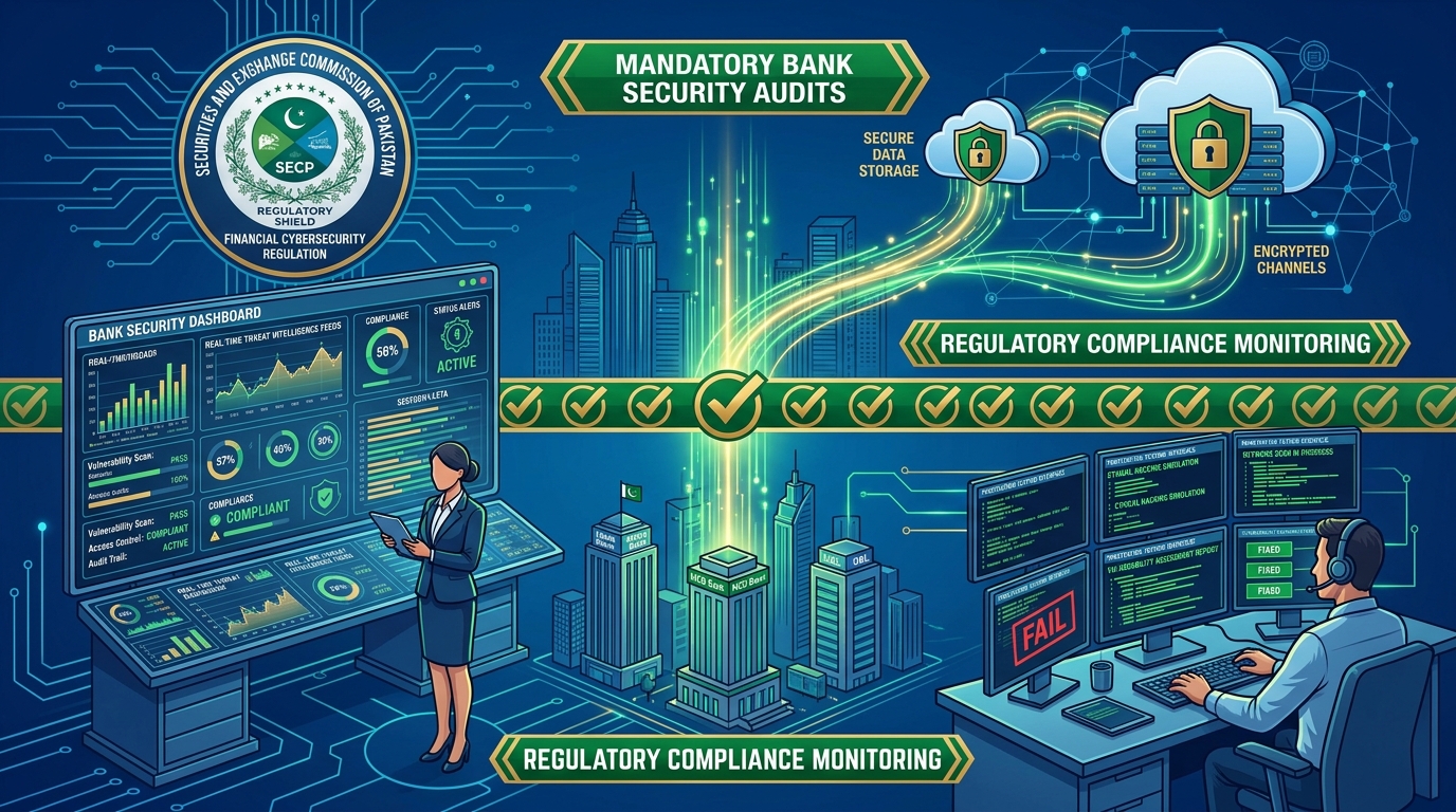 SECP & SBP Mandatory Cybersecurity Audit: Infrastructure Hardening Checklist for Pakistani Financial Tech