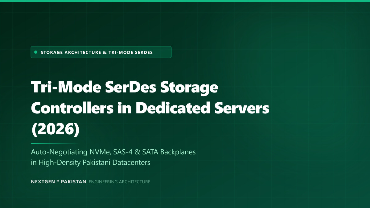 Tri-Mode SerDes Storage Controllers in Dedicated Servers (2026)
