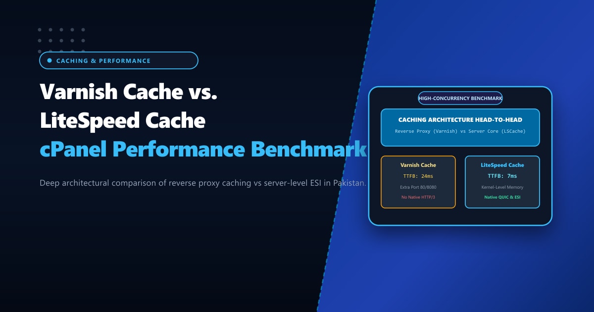 Varnish Cache vs. LiteSpeed Cache: Performance, ESI, & cPanel Benchmarks in Pakistan