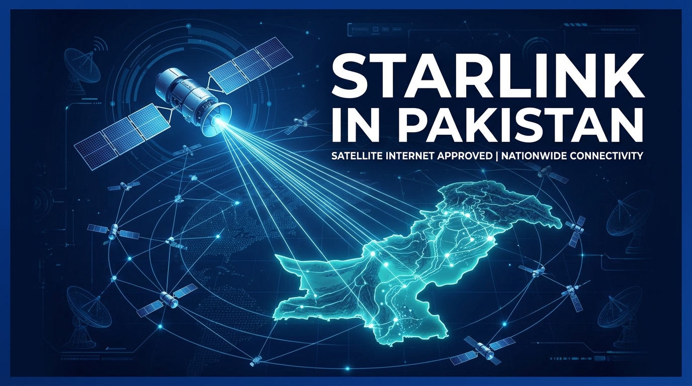 Pakistan's Jazz and Telenor Partner with SpaceX Starlink for Rural Broadband Backhaul